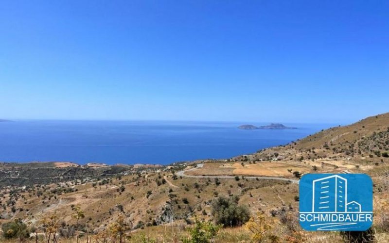 Melambes Kreta, Melambes: Grundstück mit herrlichem Meerblick auf das Libysche Meer zu verkaufen Grundstück kaufen